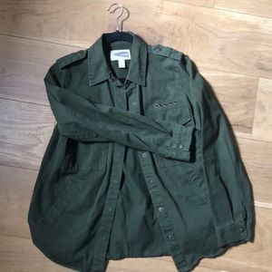 Army green light jacket